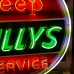 New Jeep Willy's Service Porcelain Neon Sign - 48" Diameter